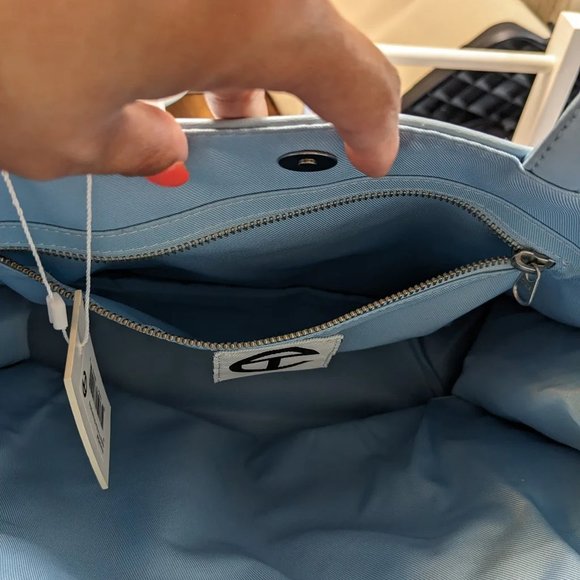 Telfar Medium Pool Blue Shopping bag - Picture 4 of 9